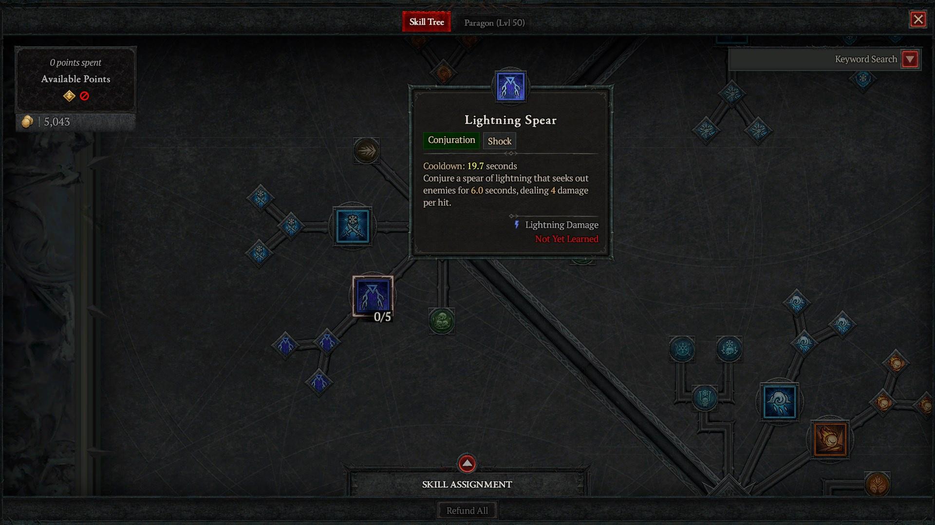 diablo 4 sorc lightning spear